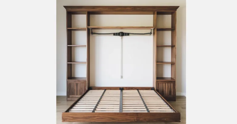 DIY Murphy Bed Kit for a space-saving wall bed.